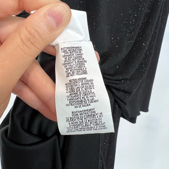 Betsy & Adam Black Sparkly Maxi Dress, Size 4 – Luxurious & Classy, Never Worn. - Picture 11 of 11